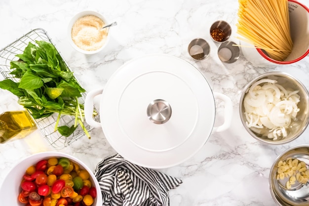 Talented home chef preparing meal